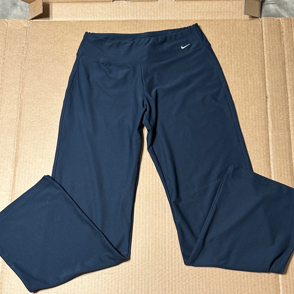 Nike Women's Wide Leg Pants - Dark Blue